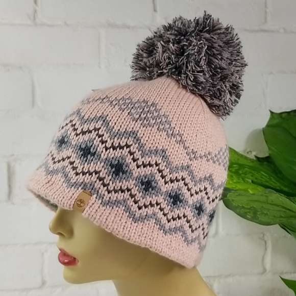 Timberland Accessories - Timberland Knitted Puffball Stocking Hat